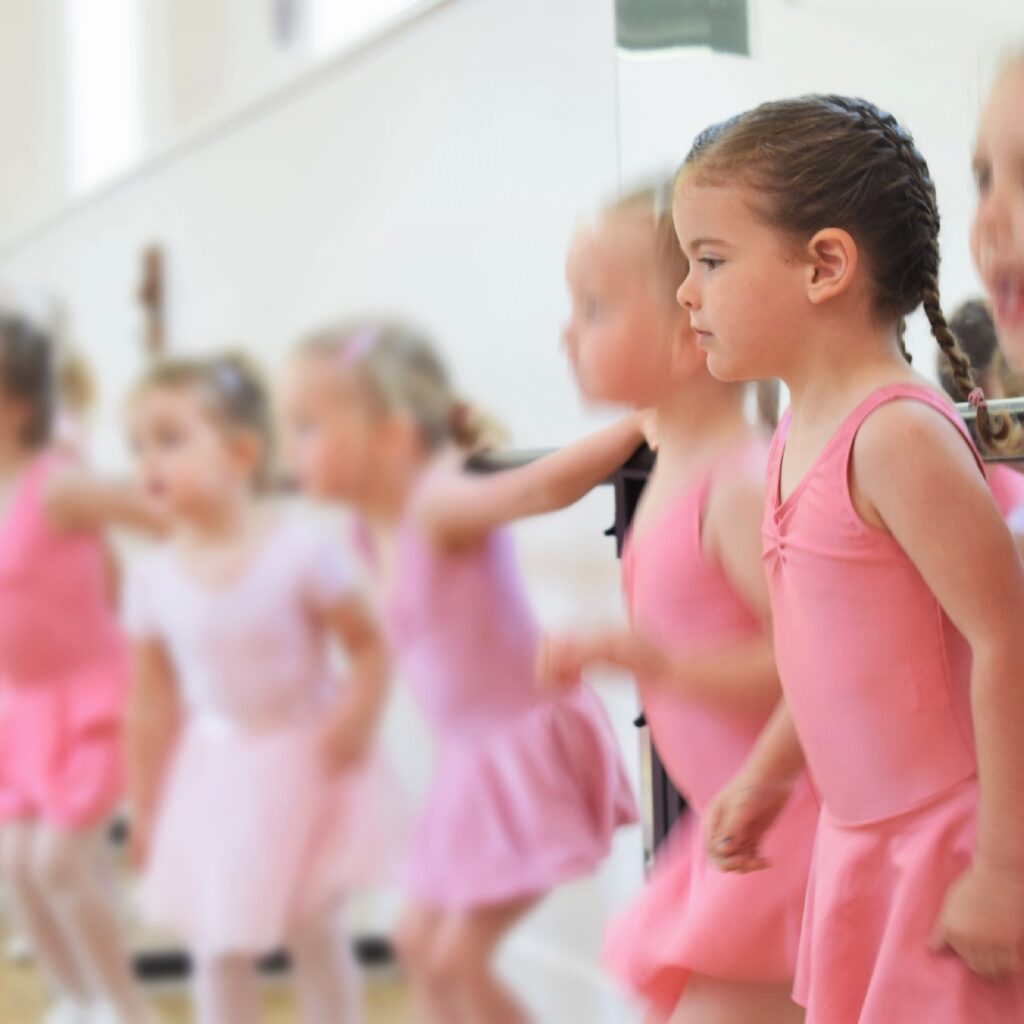 Toddler ballet and tap dancers at SK Dance Studio, Shevington, Wigan