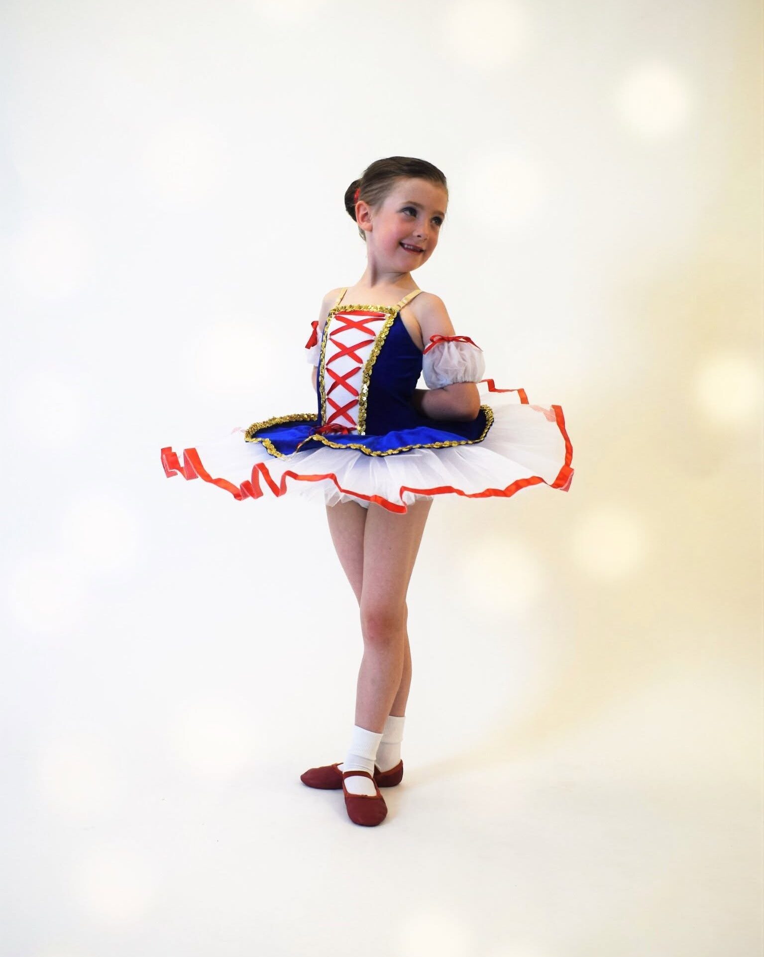Little ballerina at SK Dance Studio, Shevington Wigan. Dolls dance from our 2022 show.